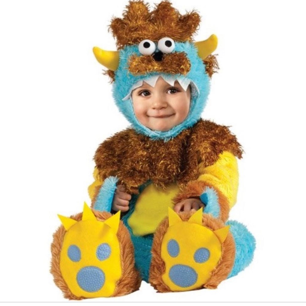 Noah’s Ark Blue Monster infant costume 6-12 months